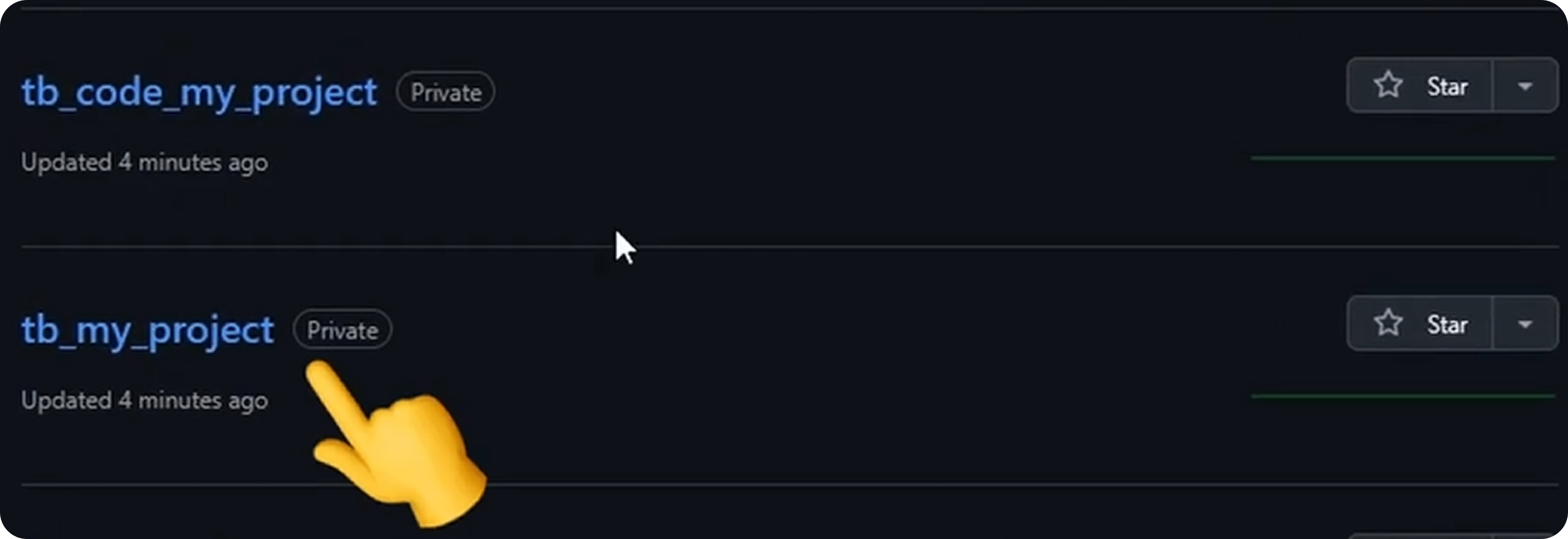 Config and code repos in GitHub